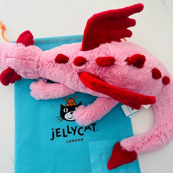 Jellycat Other - Jellycat Heart Dragon-Authentic,BNWT